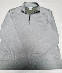 NIKE GOLF(ナイキゴルフ) メンズ グレー ゴルフKARA（カラ） ジップアップニット Tシャツ XL ポール1296