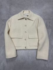 極美品✨マディソンブルー ツイードジャケット パール ロゴボタン