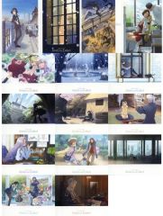 [중고] 캐릭터 카드 집합 ED 일러스트 카드집 15장 세트 [Blu-ray 코드 기어스 망국의 아키토 제1장 첫회 한정판] 봉입 특전