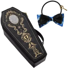 【中古】その他雑貨 イグニハイド寮 棺型アクセサリーポーチ＆リボンゴムセット 「ディズニー ツイステッドワンダーランド」