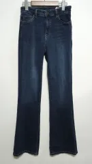 44サイズ 麻 マシモデュッティ(MASSIMO DUTTI) ブーツカット デニムのサムネイル