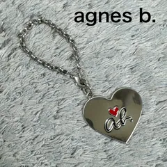 agnes b. アニエスベー チャーム バッグチャーム キーホルダー ハートデザインのサムネイル