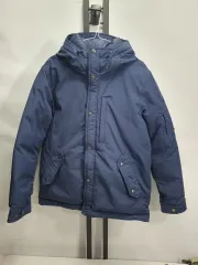 ザノースフェイス ダウン 白ラベル プレミアム レッドバリア ダウン ジャケット ネイビー L