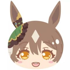 [중고] 봉제인형 마스코트 봉제인형 배지 사토노 다이아몬드 [말 딸 프리티 더비 오만쥬니기니기 마스코트 4]