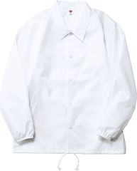 ♦️新品・未開封♦️撥水加工コーチジャケット ナイロン ホワイト無地