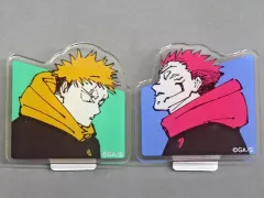 【中古】文房具その他 虎杖＆宿儺 アクリルメモスタンド2個セット 「呪術廻戦」
