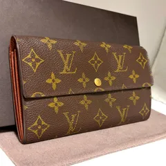 c8 ポルトモネ クレディ　ポルトフォイユ サラ　旧型　Louis Vuitton ルイ ヴィトン 　2つ 折り　二つ折り　フラップ ボタン 式　長 財布　ウォレット　モノグラム