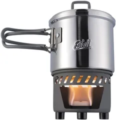 エスビット Esbit アウトドア 585ml ステンレスクックセット ポット クッカー キャンプ  ESCS585ST0 -のサムネイル