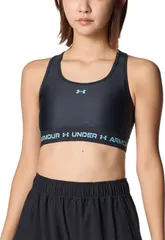 アンダーアーマー UNDER ARMOUR UAアーマーブラ フォーブカツ ミディアムサポート レディース スポーツブラ インナー アンダーウェア 吸汗速乾 トレーニング 涼しい 夏 部活動 運動 消臭  6001295 016 ANTHRACITE
