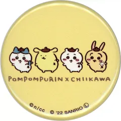 【中古】バッジ・ピンズ 集合(ポムポムプリンコスチューム) 「ちいかわ なんか小さくてかわいいやつ×サンリオキャラクターズ 缶バッジinカプセル」 ちいかわワクワクゆうえんちグッズ