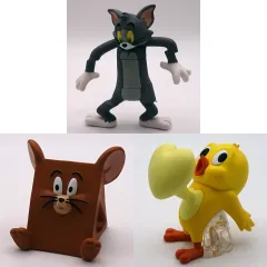【中古】トレーディングフィギュア 全3種セット どたばたデスクトップフィギュア 「一番くじ トムとジェリー Colorful Funny Time!」 G賞