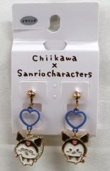 [Used] Accessories (non-metallic)Momonga&クロミ Earrings "Chiikawa Something Small and Cute × Sanrio Characters × Avail"