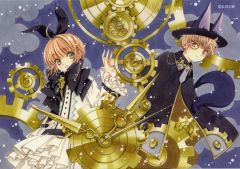 CLAMP展 カードキャプターさくら UVイラストカード さくら＆小狼