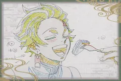 【中古】ポストカード 竈門炭治郎(食事) ポストカード 「鬼滅の刃 柱稽古編×ufotable DINING 第三期」 お楽しみくじ Wチャンス賞 おすそ分け景品