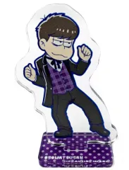 【中古】アクリルスタンド・アクリルパネル 一松(学園ミュージカル/黒歴史) 「おそ松さんのへそくりウォーズ’18 トレーディングアクリルスタンディ vol.2」 おそ松さん 第2期スペシャルイベント フェス松さん’18 おつかれさま会!グッズ