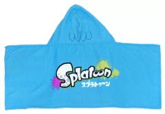 [중고]타월·손수건(캐릭터) 터키석 오징어 아시 첨부 후드타월[Splatoon(스플라툰)]