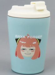 [중고] 머그컵・탕만 아냐 포저(블루) 스테인레스 스탬블러 470ml [SPY×FAMILY×3COINS]
