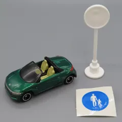 【中古】食玩 ミニカー 3.ホンダ S660(グリーン) 「トミカ 標識セット16」のサムネイル