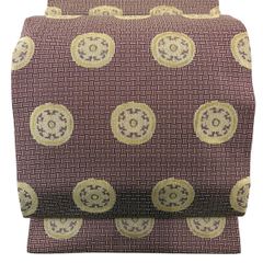 美品】 開き名古屋帯 逸品 龍村美術織物 紅牙瑞錦 正絹 - メルカリ