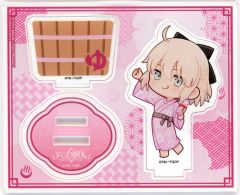 [중고] 아크릴 스탠드 아크릴 패널 세이버 / 오키타 총사 [Fate / Grand Order × 극락탕 · RAKU SPA 칼데아 SPA 파라다이스 ~ 서번트와 둘러싼 SPA 휴일 ~ 트레이딩 미니 아크릴 스탠드]