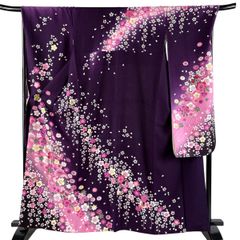 振袖 金彩 銀通し 紋意匠 桜 身丈176cm トールサイズ HKT057 - メルカリ