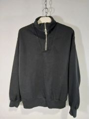 60s Sears ハーフジップ スウェット L ブラック vintage - メルカリ