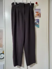 H&M レディース DARK BROWN スラックス EUR 38
