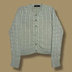 Lauren Ralph Lauren レディース ネック ケーブル カーディガン