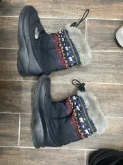 THE NORTH FACE ザノースフェイス ブラック ファー ブーツ 200