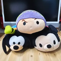ディズニー ツムツム ぬいぐるみ グーフィー、バズ、ミッキー ぬいぐるみセット出品 (新品)