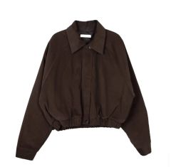 anuke Standcollar Zip Blouson ブラウン 38 - メルカリ