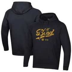 アンダーアーマー メンズ トップス Tシャツ パーカー Mens Under Armour Black Notre Dame Fighting Irish The Bend Rival Raglan Hoodie Ntd Black ブラック
