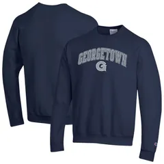 チャンピオン メンズ トップス Tシャツ スウェット ロゴ MensChampionavy Georgetown Hoyas Arch Over Logo Pullover Sweatshirt Grg Navy ネイビー