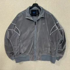 (2XL) adidas アディダス ブルーバージョン ツアーベルベット ジャージ トラックジャージ アウター