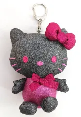 【中古】ぬいぐるみマスコット・バッジ ハローキティ(ブラック) 「サンリオキャラクターズ シークレットマスコットホルダー キラキラB」