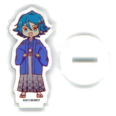 【中古】アクリルスタンド・アクリルパネル ハヤテ・インメルマン 「マクロスＦ/マクロスΔ in eeo POP-UP STORE マクロスΔ アクリルぷちスタンド 06.お正月ver.(レトロアートイラスト)」のサムネイル