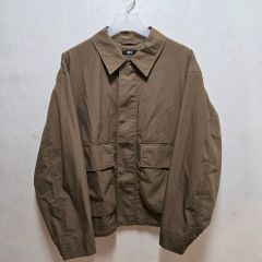ユニクロC コットンショートブルゾン XL DARK BROWN - メルカリ