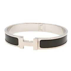 エルメス(Hermes) エルメス バングル クリッククラックPM メタル シルバー ブラックメンズのサムネイル