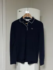 LACOSTE ラコステ ピケ カラーTシャツ ネイビー