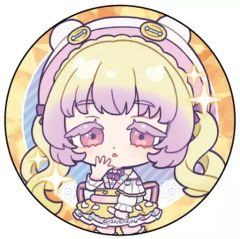 ひみつのアイプリ ファミリーマート ホロ缶バッジ つむぎ - メルカリ