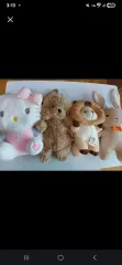 ぬいぐるみセット (ハローキティ、犬、うさぎ) 新品 まとめ 2 4