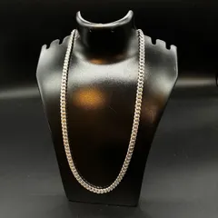 マイアミキューバンチェーンネックレス 喜平チェーンネックレス シルバー925 6mm 50cm メンズ レディース 銀 光沢 喜平 sv925 太い