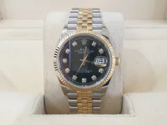 ROLEX デイトジャスト 126233 コンビ 黒文字盤10P イェローゴールドのサムネイル