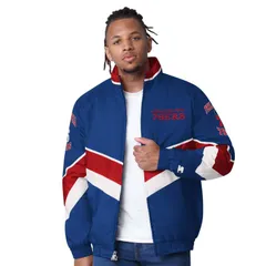 スターター メンズ アウター ジャケット・ブルゾン オックスフォード キャップ Menstarteroyal Philadelphia 76ers Captain Oxford FullZip Jacのサムネイル