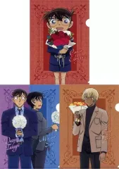 【中古】クリアファイル 集合 A4クリアファイルセット(3枚組) 花束ver. 「劇場版 名探偵コナン ハロウィンの花嫁」