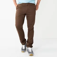 ソノマ メンズ ボトムス カジュアルパンツ Mensonoma Goods For Life Flexwear SlimFit Chinos Brown ブラウンのサムネイル
