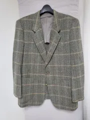 日本ヴィンテージ LANVIN チェック柄 ジャケット