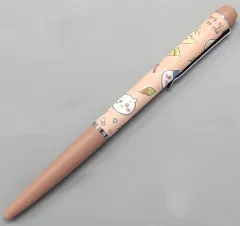 【中古】ペン 総柄 薄橙 ボールペン「ちいかわ なんか小さくてかわいいやつ」 ちいかわもぐもぐ本舗 伏見店限定