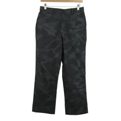 ナイキゴルフ ロングパンツ ストレッチ ゴルフウエア ボトムス 黒 メンズ 29サイズ ブラック×グレー NIKE GOLF 【中古】のサムネイル