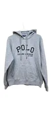 POLO RALPH LAUREN ポロラルフローレン ロゴ フーディー / グレー / M / 裏起毛 フーディー